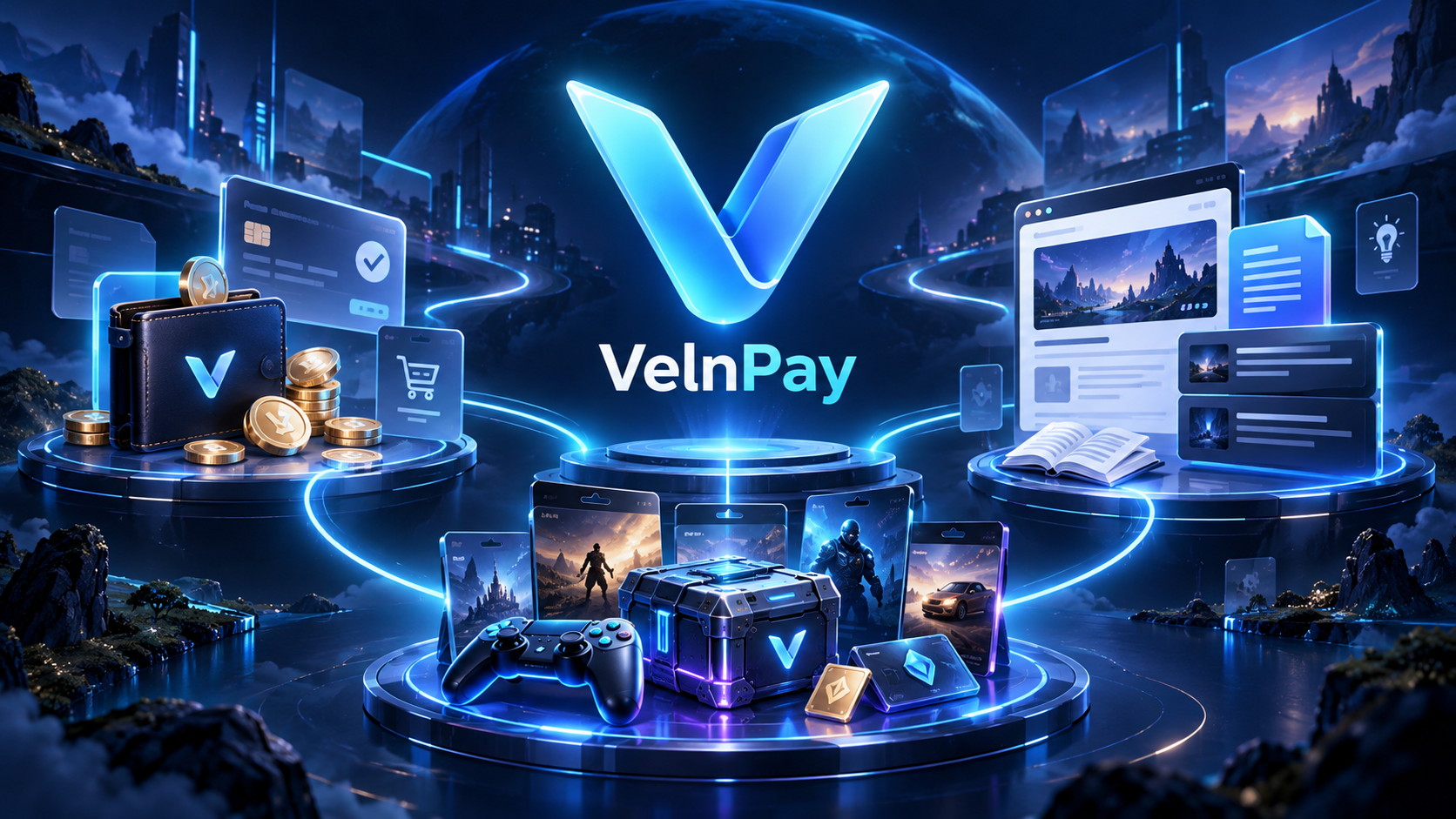 VelnPay — пополнение Steam, цифровые товары и блог